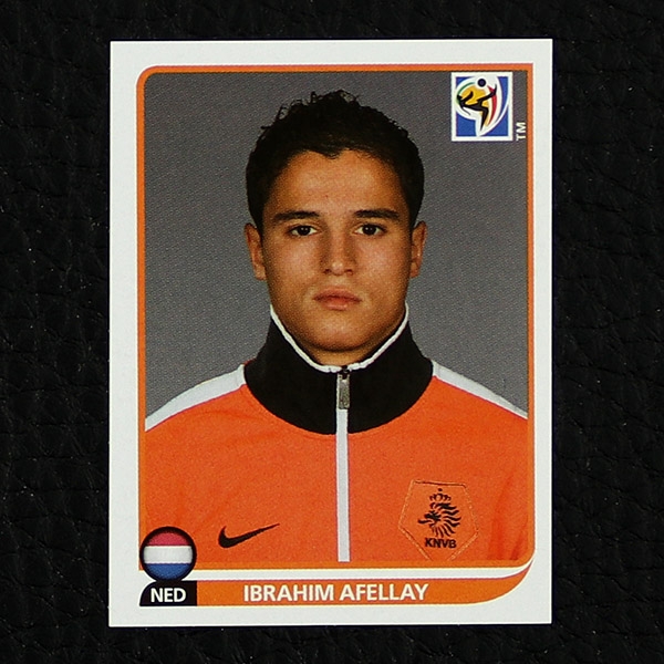 Ibrahim Afellay Panini Sticker Nr. 347 - South Africa 2010