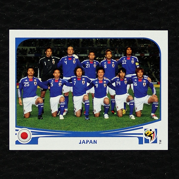 Japan Team Panini Sticker Nr. 372 - South Africa 2010