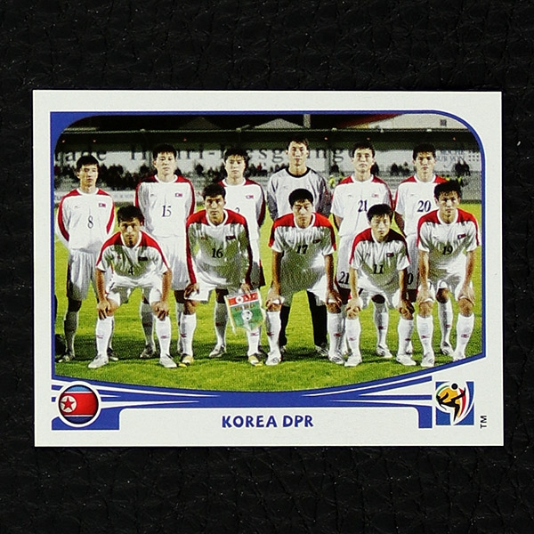 Nordkorea Team Panini Sticker Nr. 505 - South Africa 2010