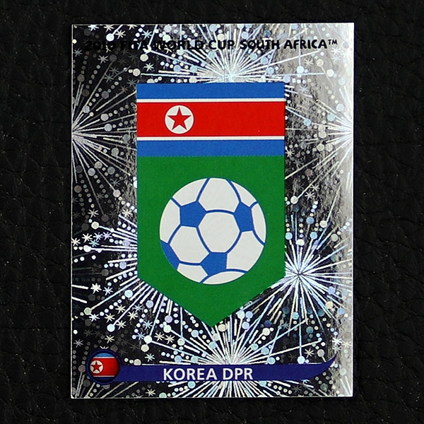 North Korea Badge Panini Sticker No. 506 - South Africa 2010