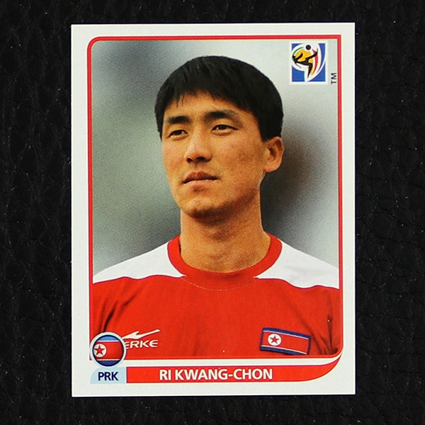 Ri Kwang-Chon Panini Sticker No. 510 - South Africa 2010