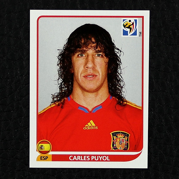 Carles Puyol Panini Sticker Nr. 565 - South Africa 2010