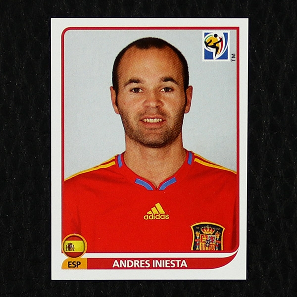 Andres Iniesta Panini Sticker Nr. 577 - South Africa 2010