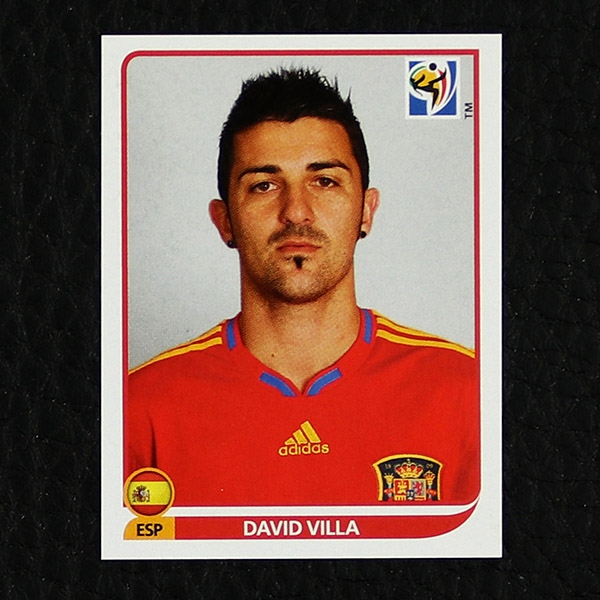 David Villa Panini Sticker Nr. 579 - South Africa 2010