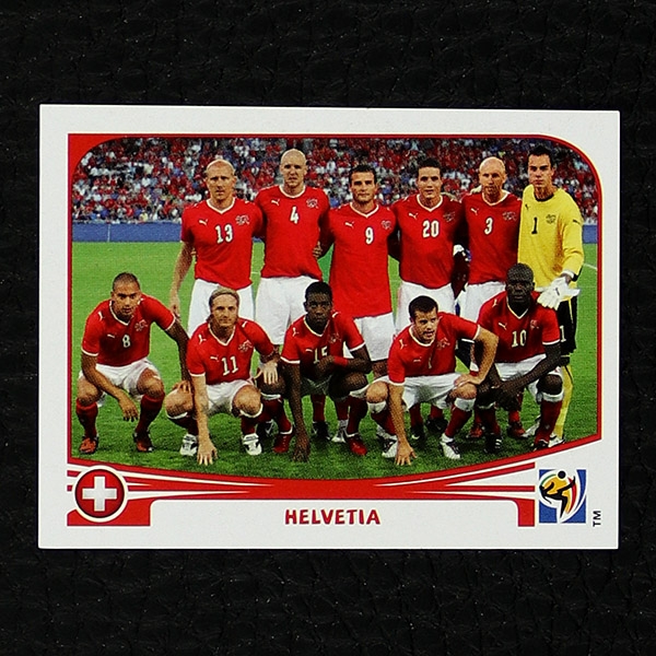 Schweiz Team Panini Sticker Nr. 581 - South Africa 2010