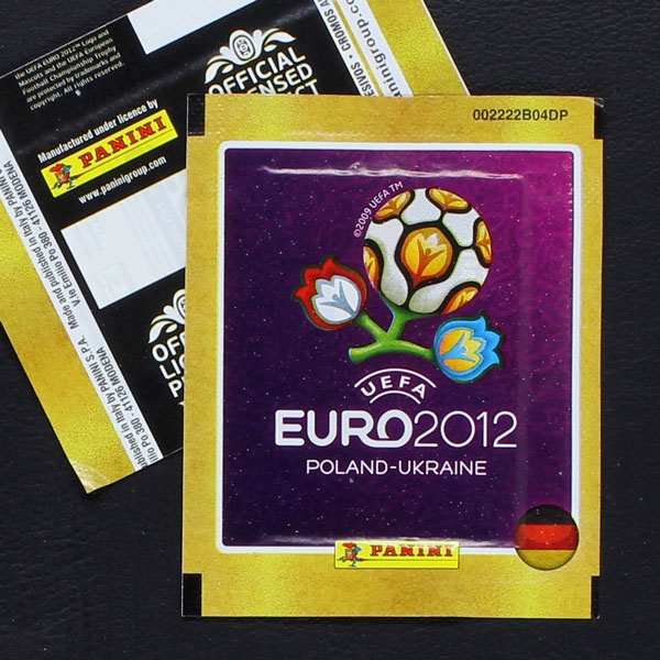 Euro 2012 Panini sticker bag without barcode with number