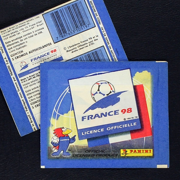 France 98 Panini sticker bag Brazilian version