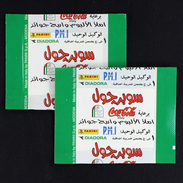 Euro 2000 Panini sticker bag - 2x Palestinian Version