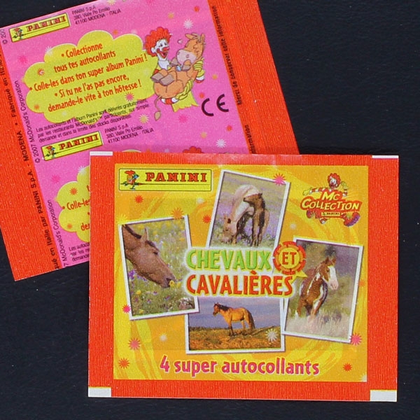 Chevaux et Cavalieres Panini Sticker Tüte