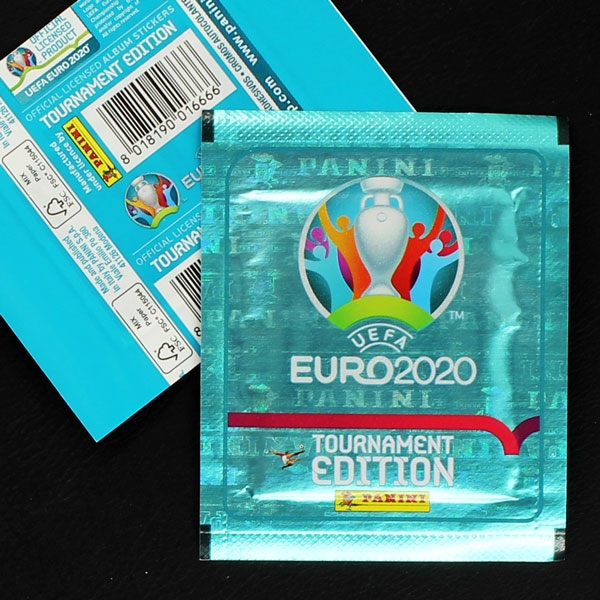 Euro 2020 Tournament Panini sticker bag Belgian Version