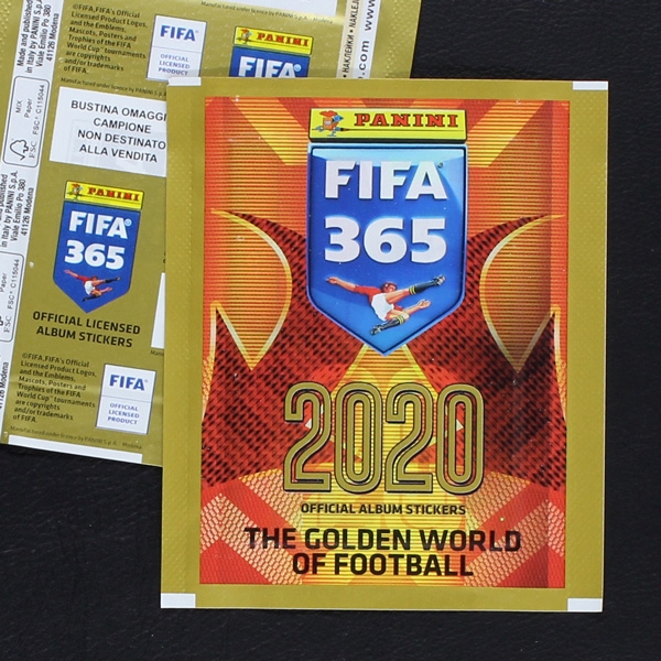 FIFA 365 2020 Panini Sticker Tüte omaggio Variante