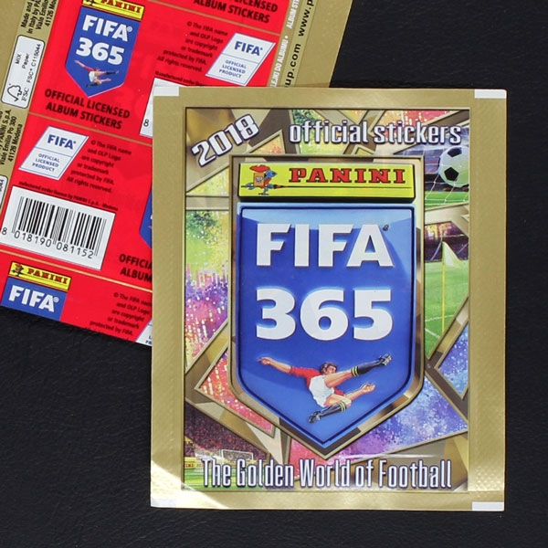 FIFA 365 2018 Panini sticker bag red Variant