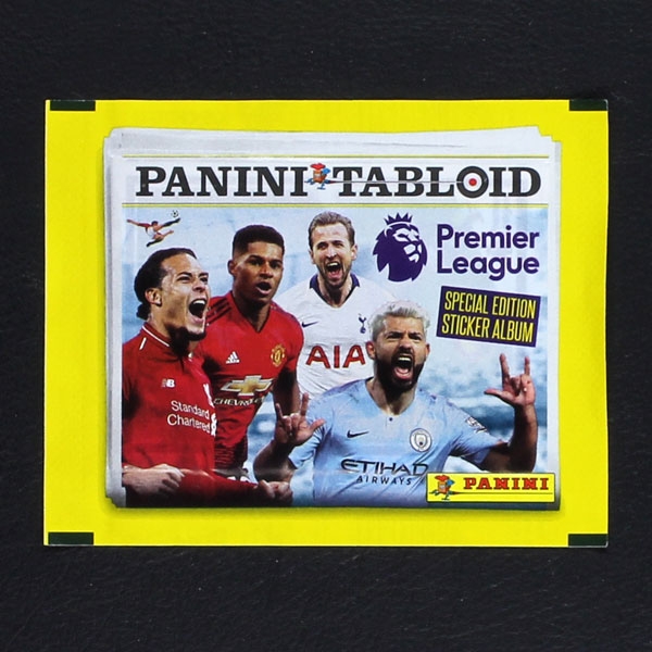 Premier League Tabloid Panini Sticker Tüte