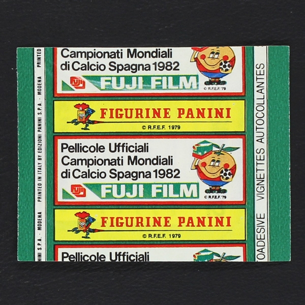 Espana 82 Panini Sticker Tüte Fuji Variante