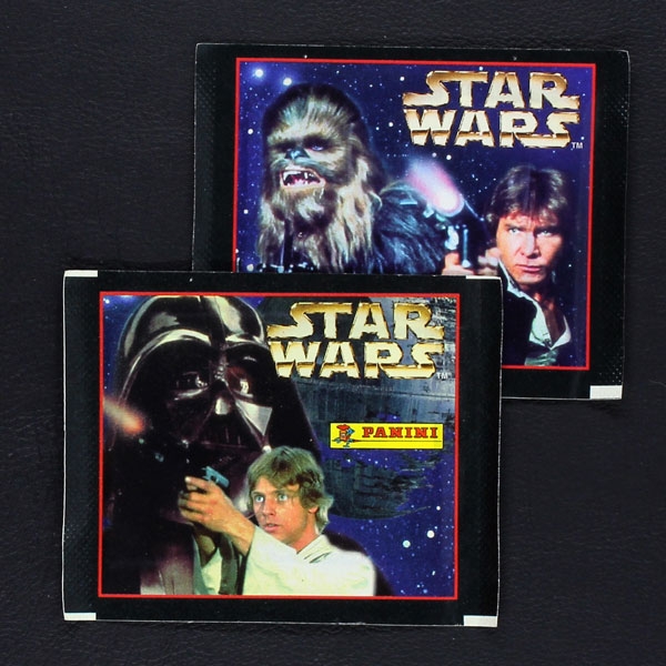 Star Wars 1996 Panini Sticker Tüte 2 deutsche Varianten