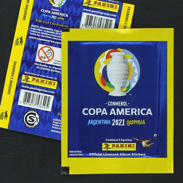 Copa America Argentina 2021 Panini Sticker Tüte - Argentina Version