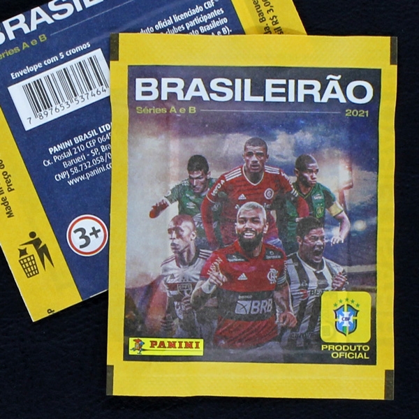 Brasileirao 2021 Panini Sticker Tüte