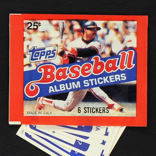 Baseball 1983 Topps Sticker Tüte