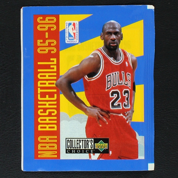 Basketball 95 NBA Upper Deck sticker bag