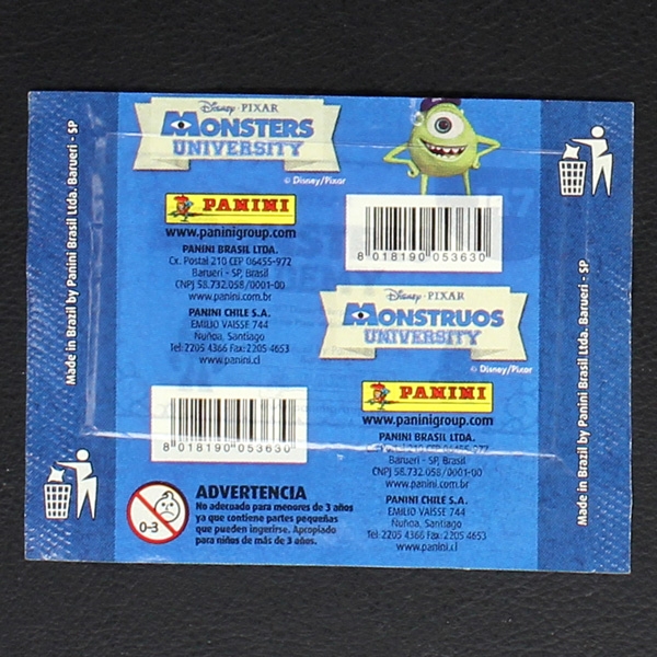 Monsters University Panini Sticker Tüte - Brasil Version