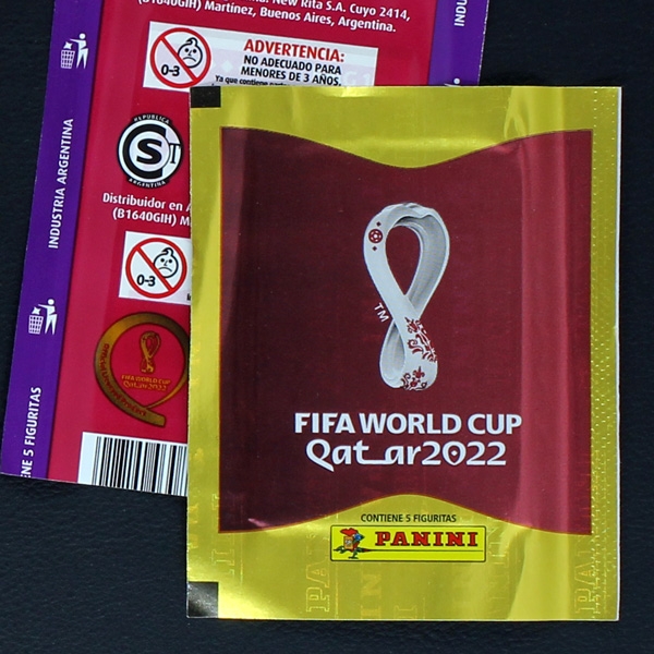 Qatar 2022 Panini sticker bag - Argentina Version