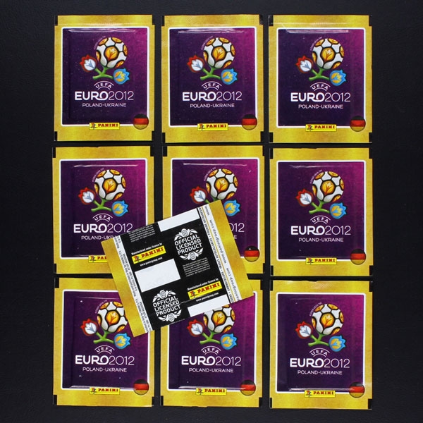 Euro 2012 Panini 10 sticker bags German version without barcode