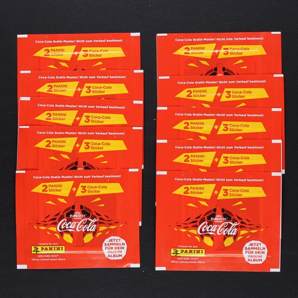 Euro 2016 Panini sticker bags Coca Cola Variant