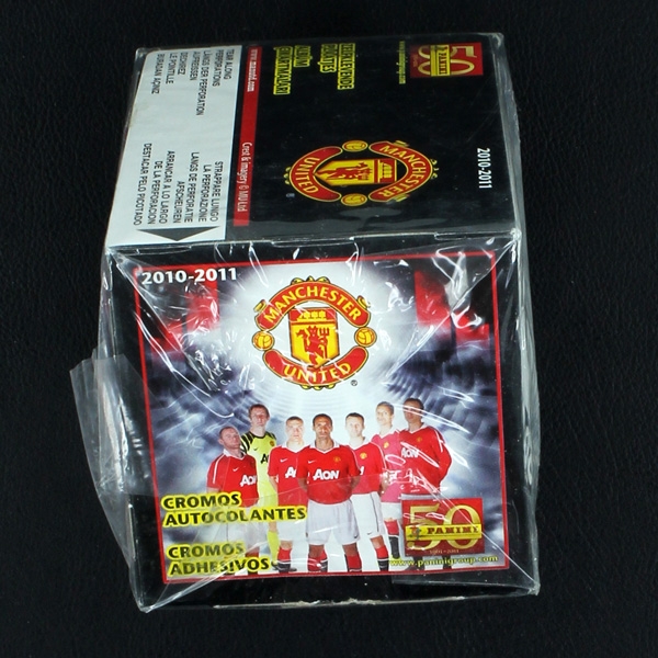 Manchester United 2010 Panini Box mit 50 Sticker Tüten