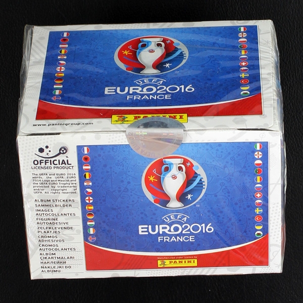 Euro 2016 Panini Box mit 100 Tüten - Version Slovenja