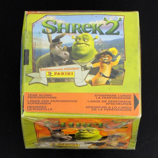 Shrek 2 Panini Box mit 50 Sticker Tüten