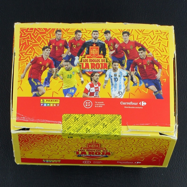 Los ídolos de La Roja Panini Box mit 200 Sticker Tüten