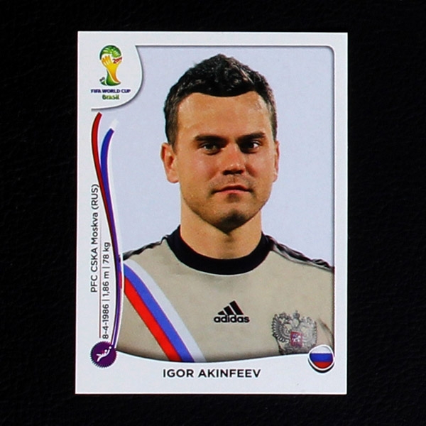 Brasil 2014 Nr. 604 Panini Sticker Igor Akinfeev