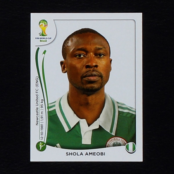 Brasil 2014 No. 486 Panini sticker Shola Ameobi