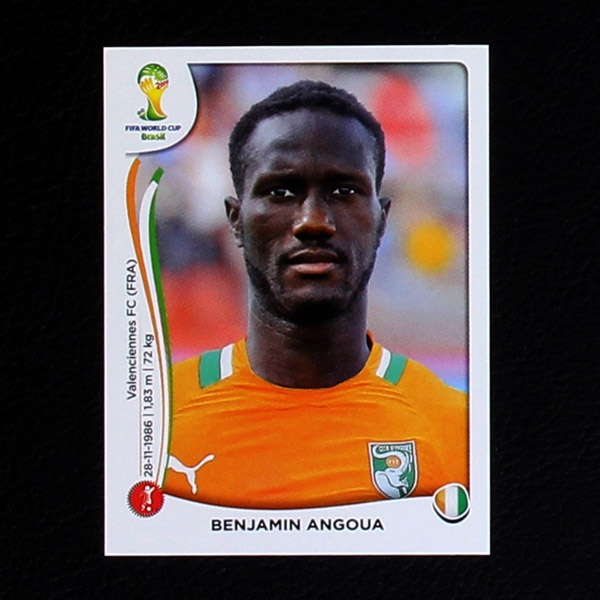 Brasil 2014 Nr. 229 Panini Sticker Angoua