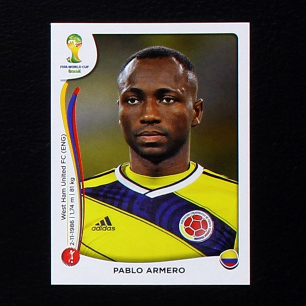 Brasil 2014 Nr. 190 Panini Sticker Pablo Armero