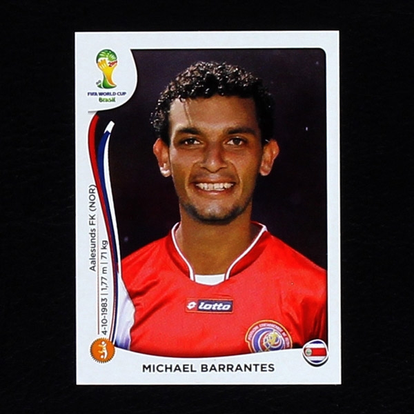 Brasil 2014 Nr. 292 Panini Sticker Michael Barrantes