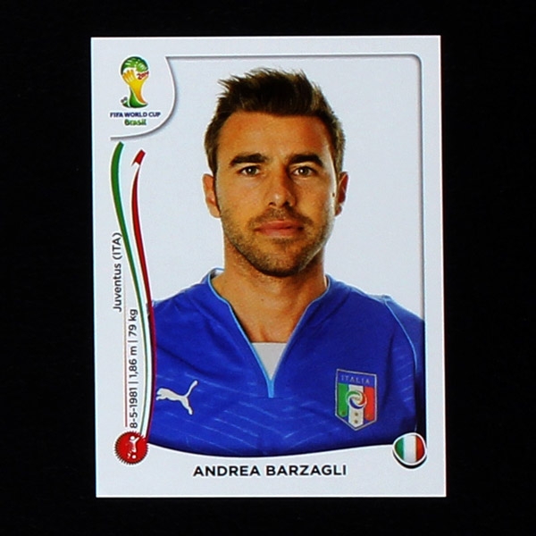 Brasil 2014 Nr. 320 Panini Sticker Barzagli