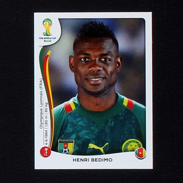 Brasil 2014 Nr. 095 Panini Sticker Henri Bedimo