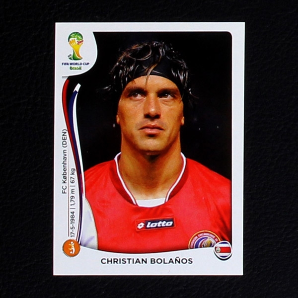 Brasil 2014 Nr. 289 Panini Sticker Christian Bolanos