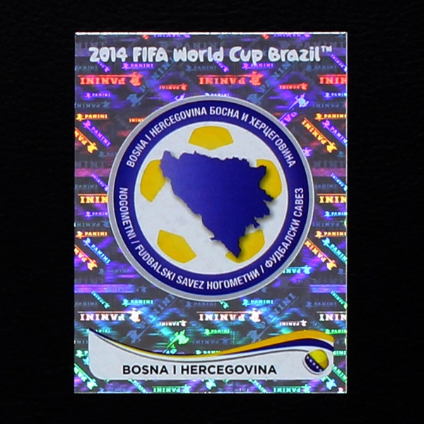 Brasil 2014 No. 431 Panini sticker Bosna i Hercegovina logo