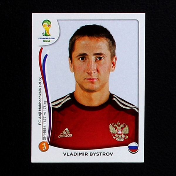 Brasil 2014 Nr. 614  Panini Sticker Vladimir Bystrov