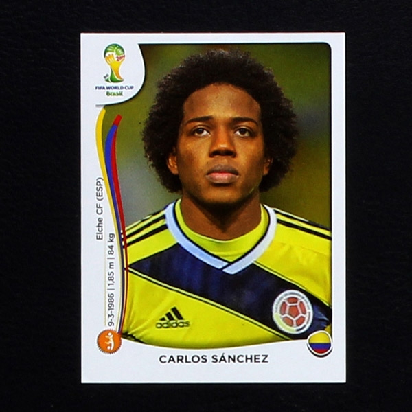 Brasil 2014 Nr. 193 Panini Sticker Carlos Sanchez