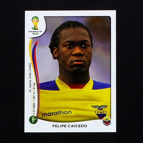 Brasil 2014 Nr. 372 Panini Sticker Caicedo