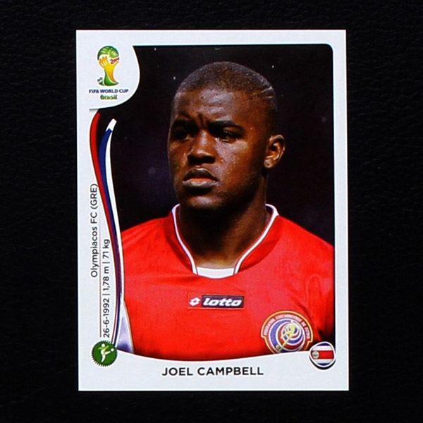 Brasil 2014 Nr. 296 Panini Sticker Joel Campbell