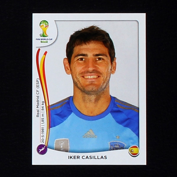 Brasil 2014 Nr. 110 Panini Sticker Iker Casillas