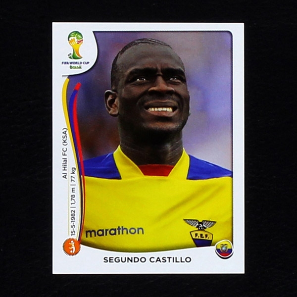 Brasil 2014 Nr. 367 Panini Sticker Castillo