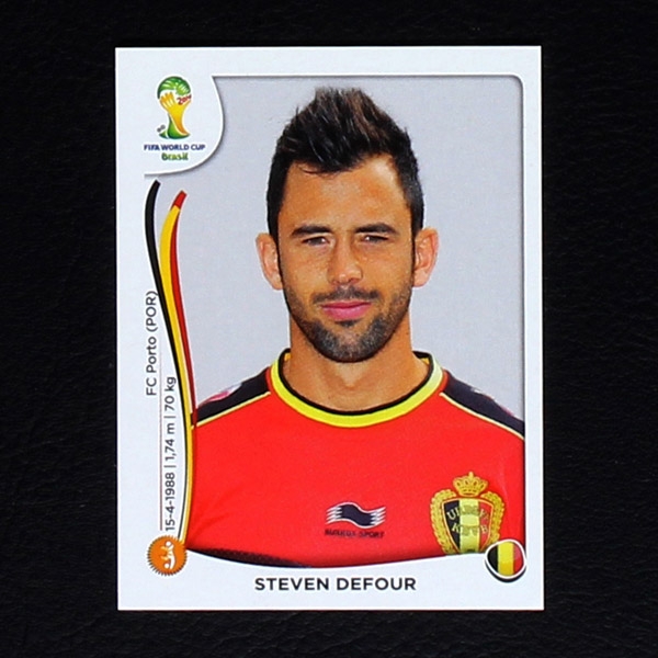 Brasil 2014 Nr. 572  Panini Sticker Steven Defour