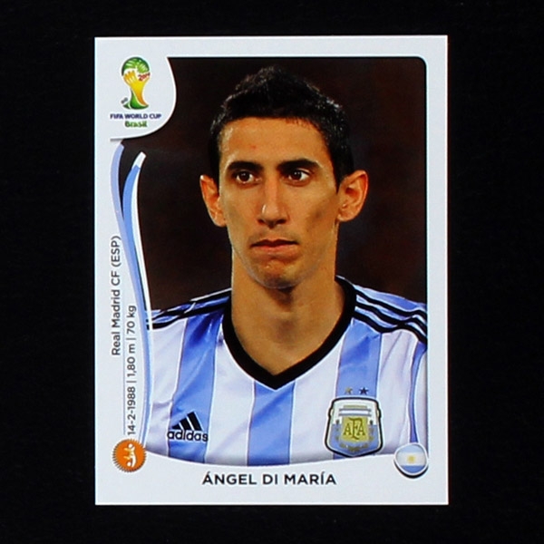 Brasil 2014 Nr. 425 Panini Sticker Angel Di Maria