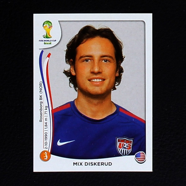 Brasil 2014 Nr. 558 Panini Sticker Mix Diskerud