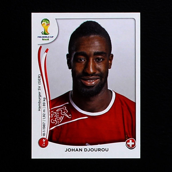 Brasil 2014 Nr. 344 Panini Sticker Djourou